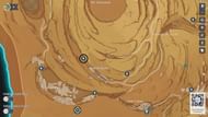 Teleport to Wadi Al-Majun and glide down to the Eremite camps (Image via HoYoverse)